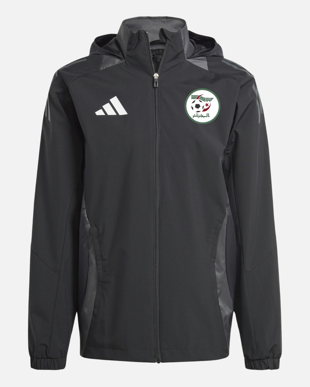 Algeria 2025 Windbreaker Jacket - Black/Grey