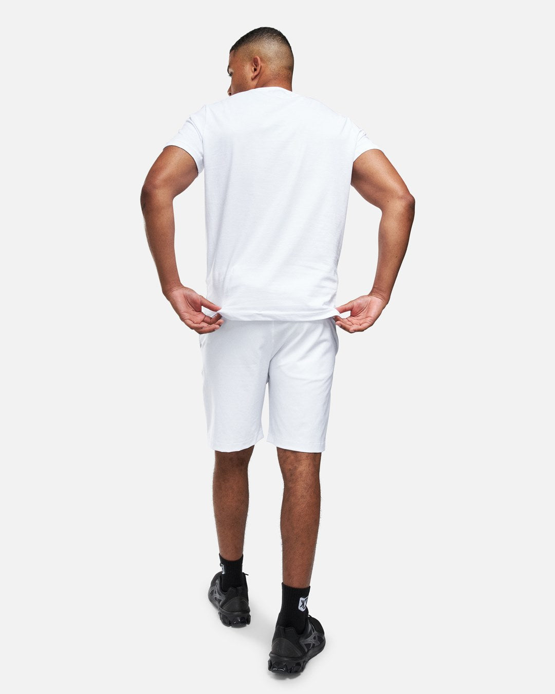 Helvetica Parker Shorts - White