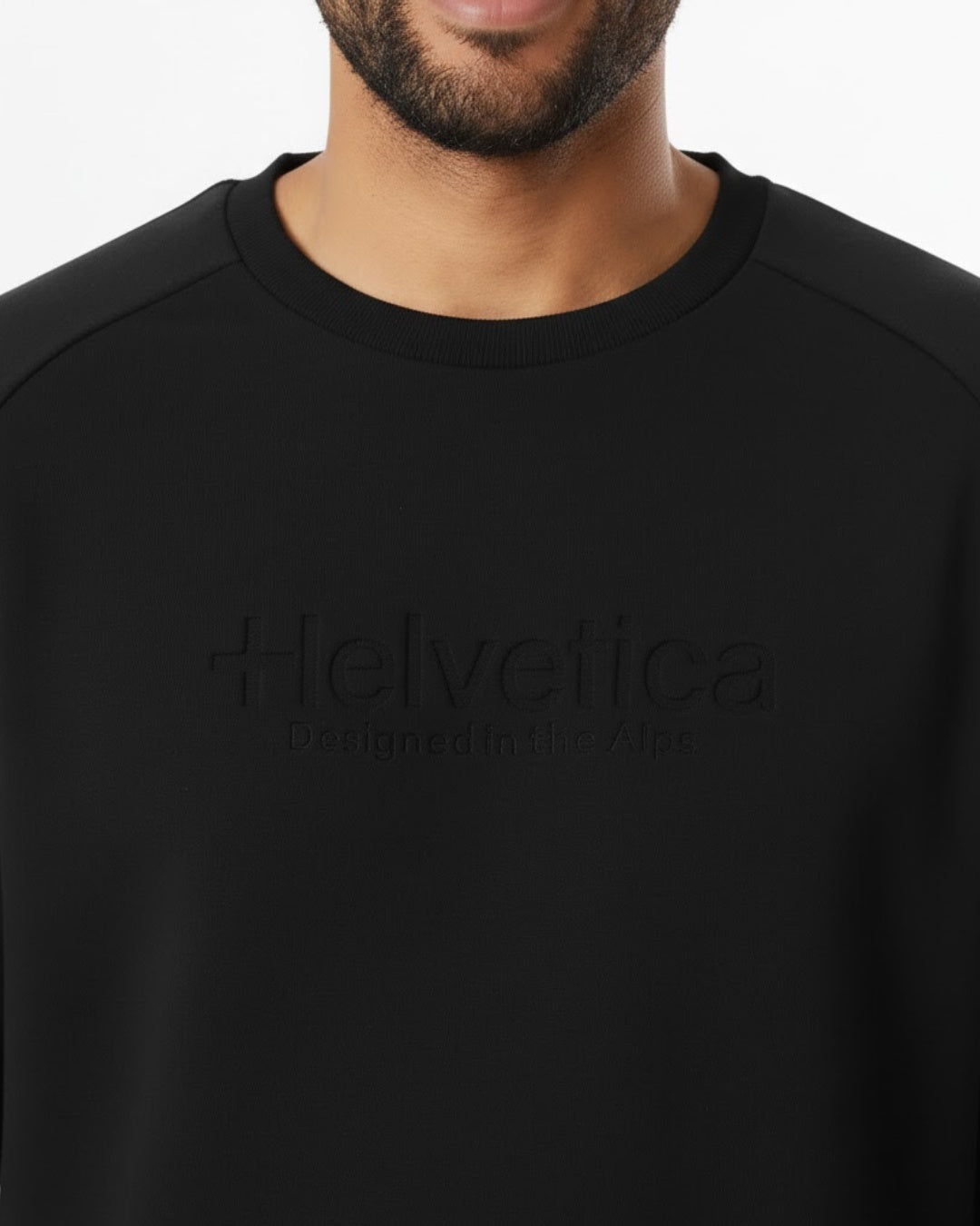 Helvetica Polar Sweatshirt - Black