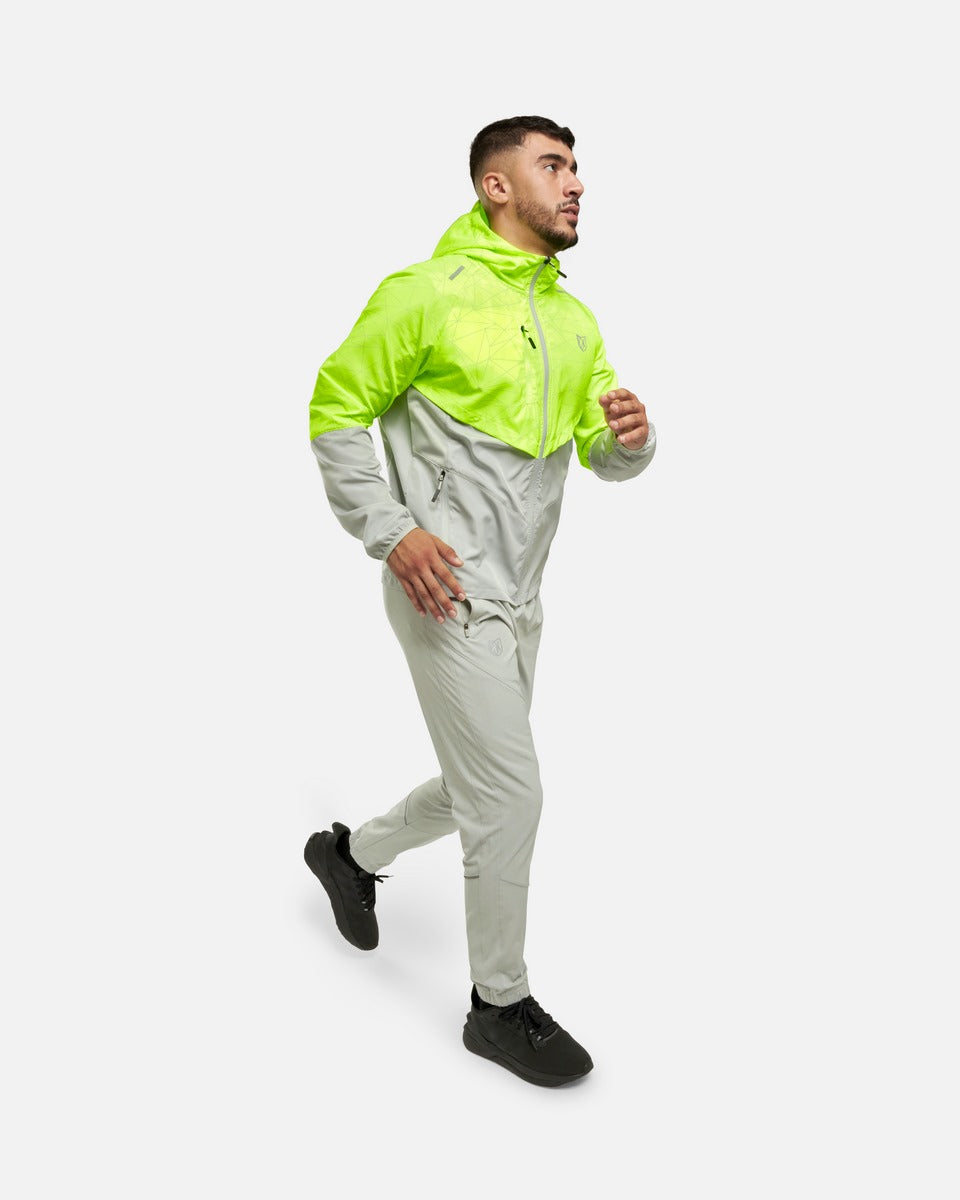Veste FK running Lift - Gris/Jaune