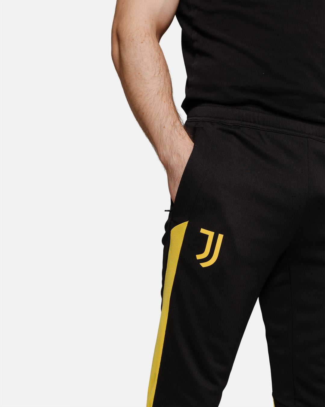 Juventus Training Pants - Black/Yellow/White