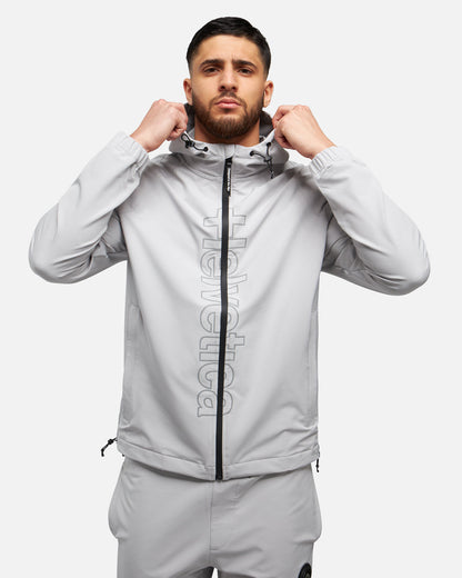 Helvetica Bahia Jacket - Light Gray