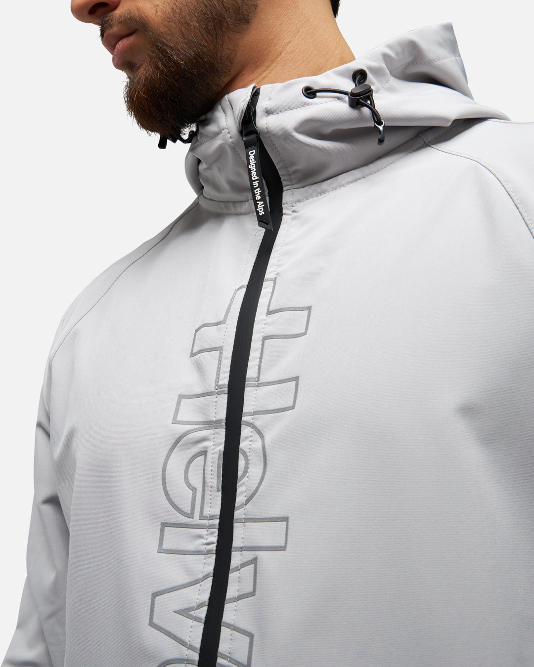 Helvetica Bahia Jacket - Light Gray