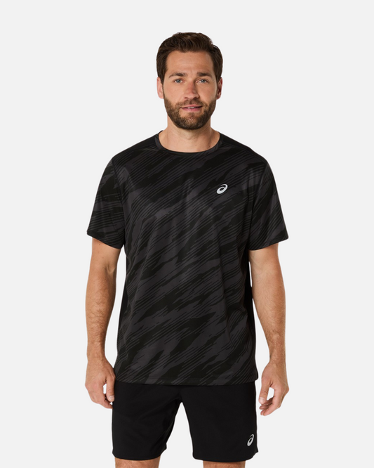 T-Shirt Asics Core All Over Print - Noir