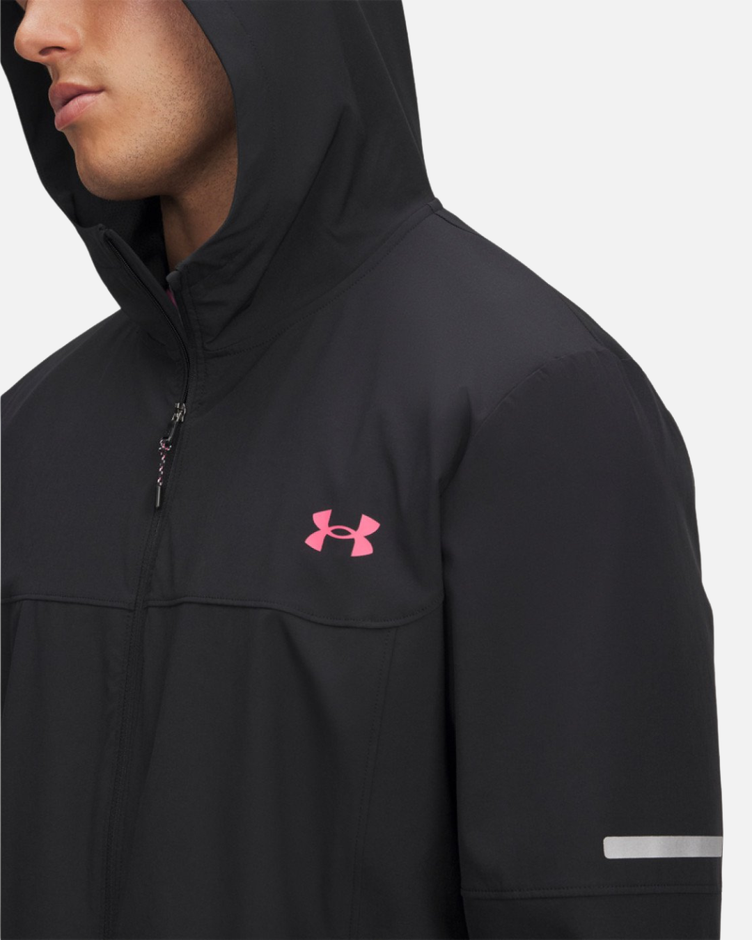 Veste Under Armour Tech Utility Woven - Noir/Rose