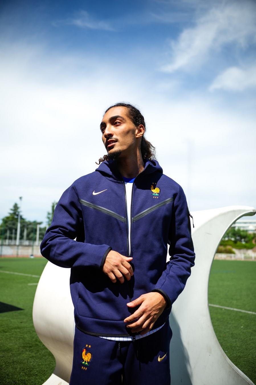 French Team Tech Fleece Jacket - Blue/Gold