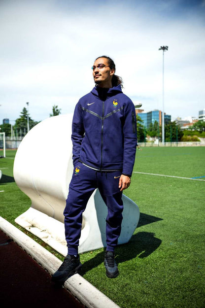 French Team Tech Fleece Jacket - Blue/Gold