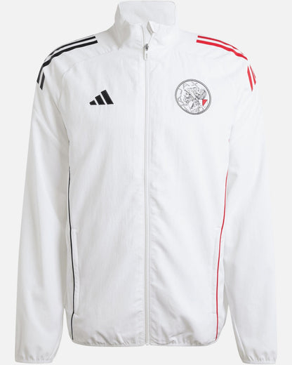 Veste de Survêtement Ajax Amsterdam 2025/2026 - Blanc