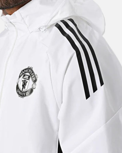 Manchester United 2025/2026 Jacket - White/Black
