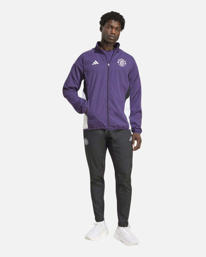 Manchester United 2025/2026 Tracksuit Bottoms - Black/Purple