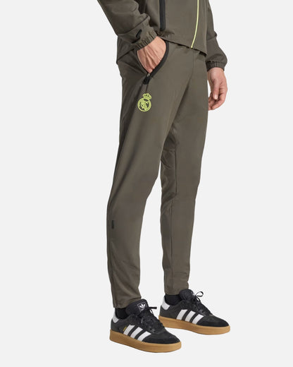 Real Madrid 2025/2026 Tracksuit Bottoms - Khaki