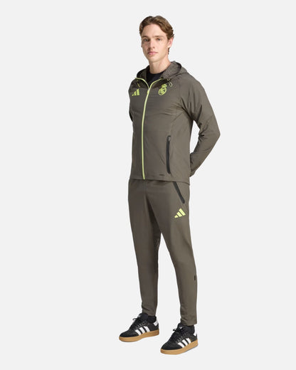 Real Madrid 2025/2026 Tracksuit Bottoms - Khaki
