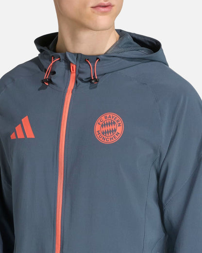 Veste de survêtement FC Bayern Munich 2025/2026 - Gris