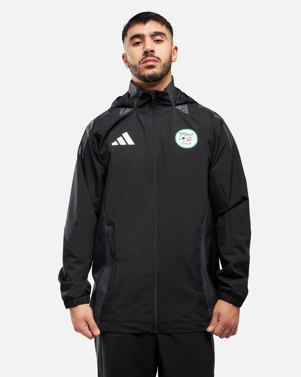Algeria 2025 Windbreaker Jacket - Black/Grey