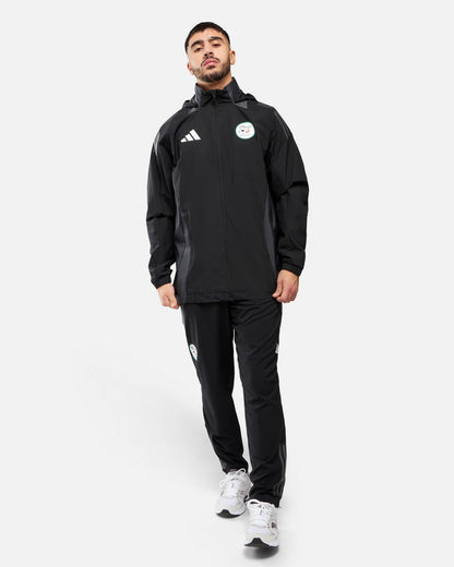 Algeria 2025 Windbreaker Jacket - Black/Grey
