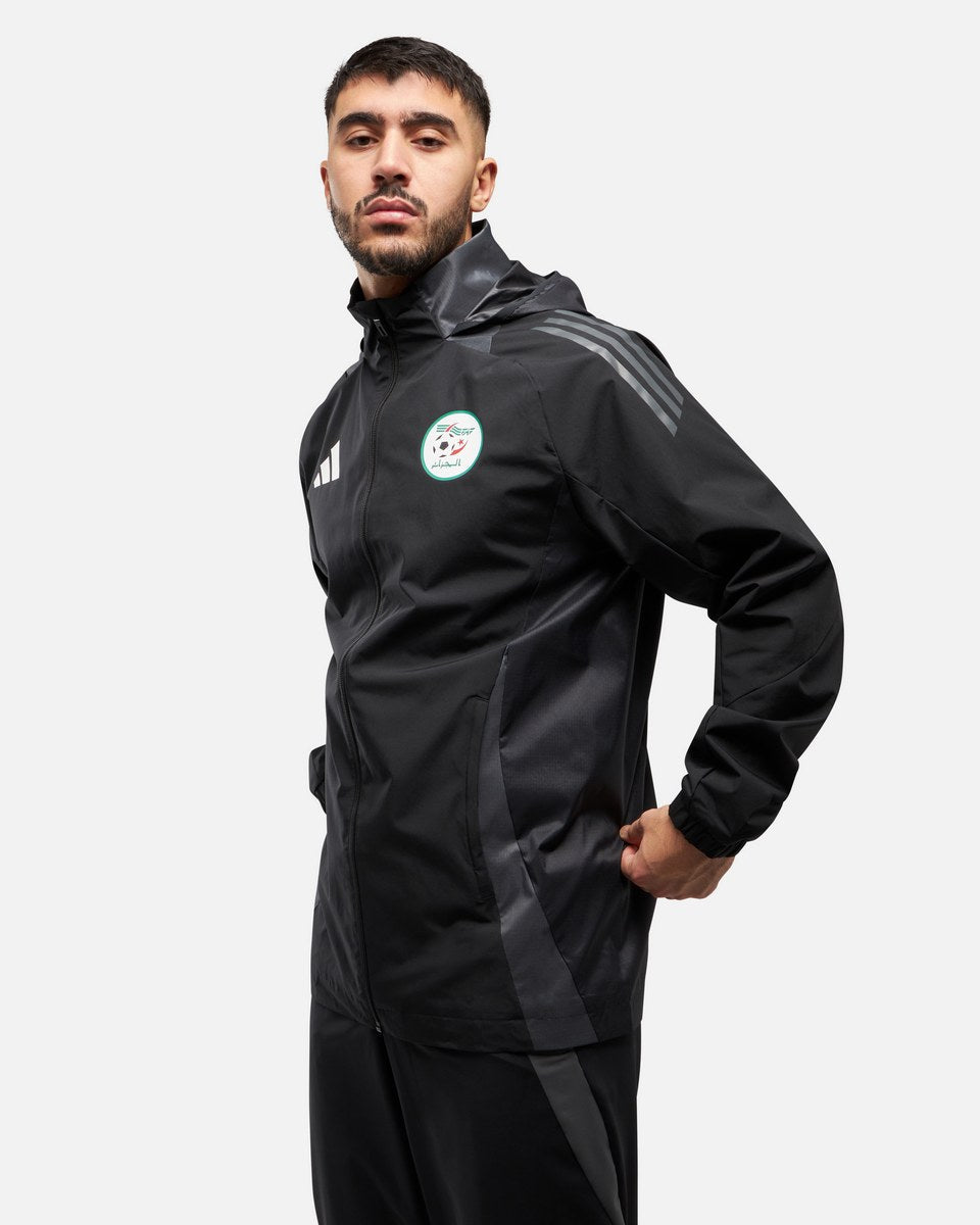 Algeria 2025 Windbreaker Jacket - Black/Grey