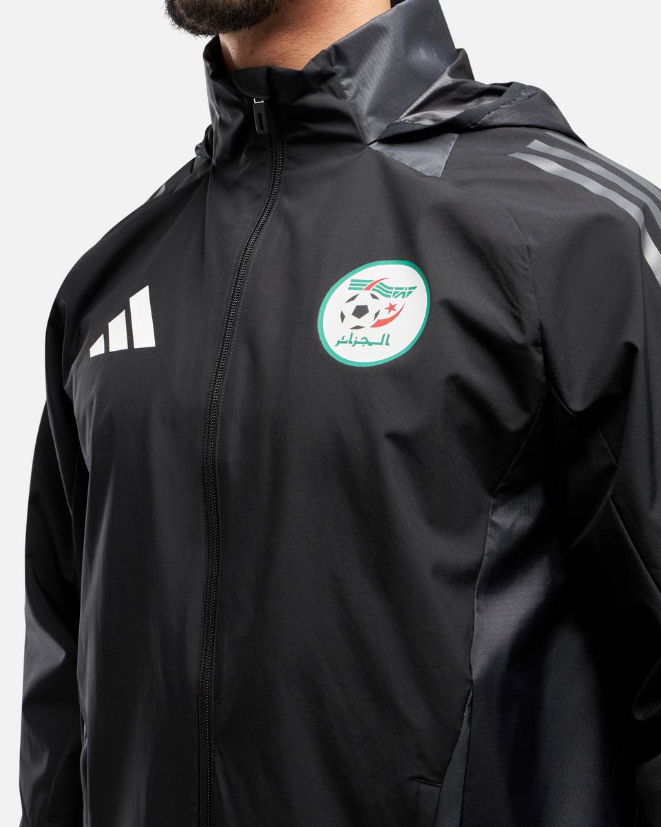 Algeria 2025 Windbreaker Jacket - Black/Grey