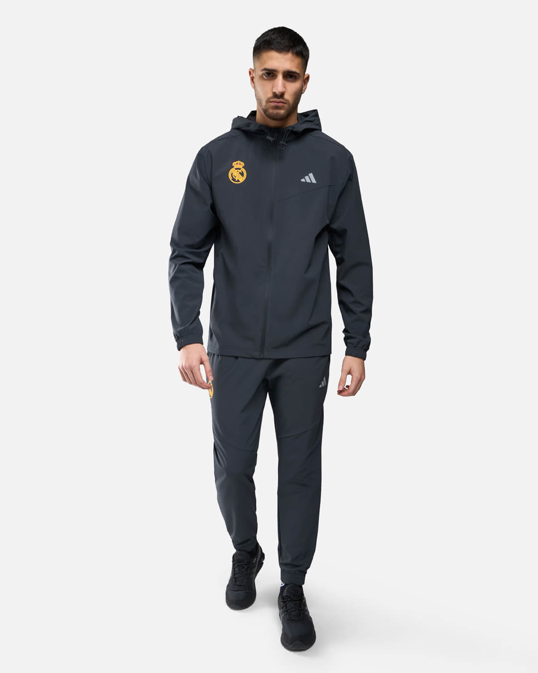 Real Madrid 2025 Track Jacket - Anthracite Grey