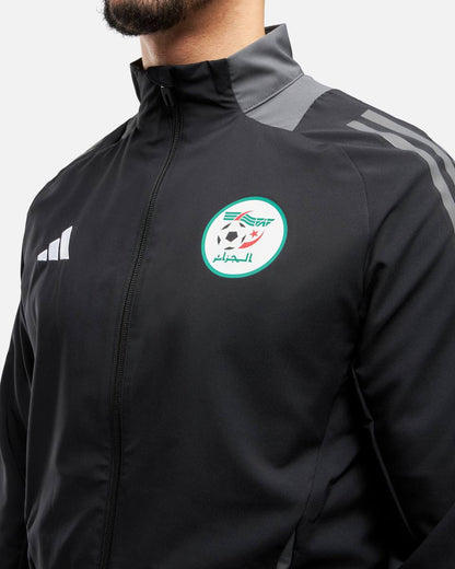 Algeria 2025 Tracksuit Jacket - Black/Grey