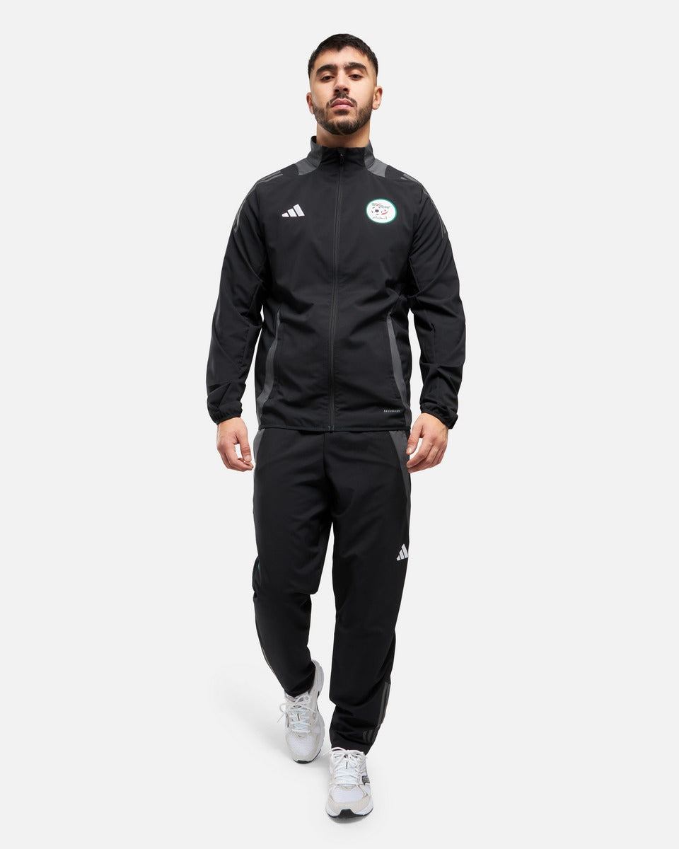 Algeria 2025 Tracksuit Jacket - Black/Grey