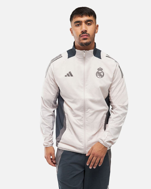 Real Madrid 2024/2025 Track Jacket - Beige 