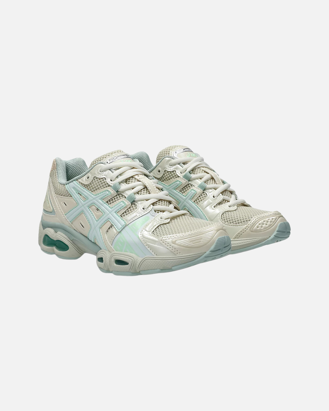 Asics Gel-Nimbus 9 - Beige/Bleu