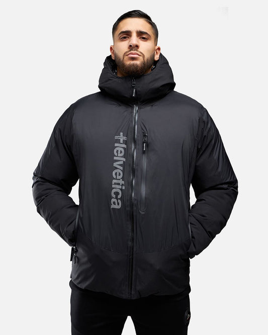 Helvetica Paco down jacket - Black