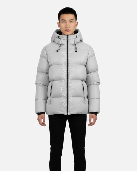 Helvetica Silver 2 Down Jacket - Grey