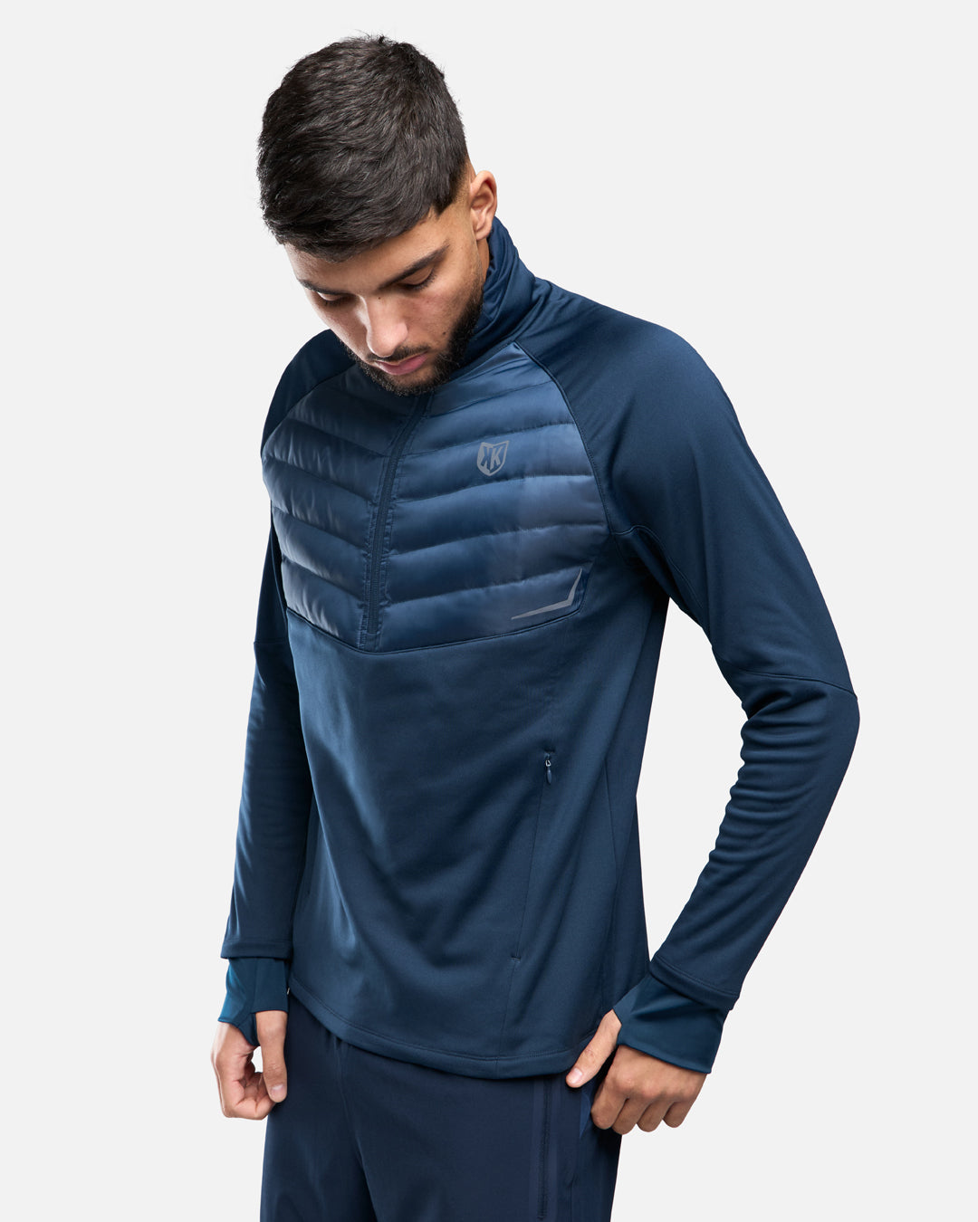 Haut 1/2 Zip FK Rocks Cagoule Intégrée - Marine