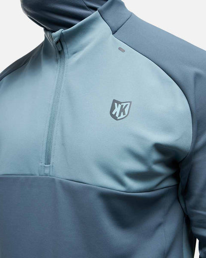 Haut 1/2 Zip FK Rocks II Cagoule Intégrée - Bleu