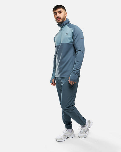 Haut 1/2 Zip FK Rocks II Cagoule Intégrée - Bleu