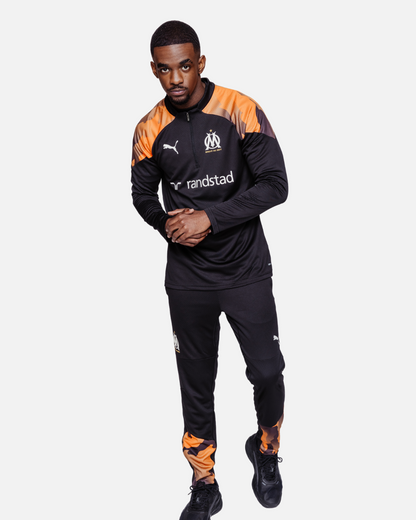 Haut d'entrainement OM - Noir/Orange