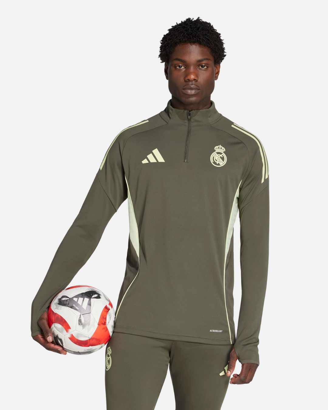 Real Madrid 2025/2026 Training Top - Khaki