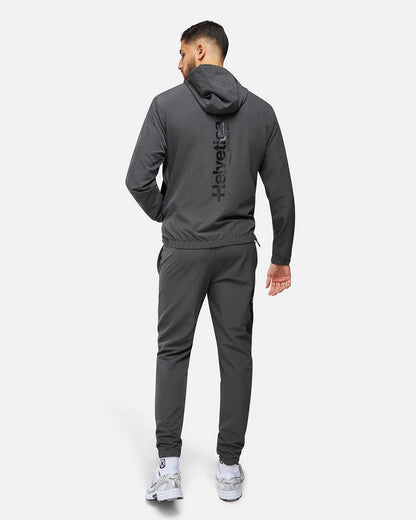 Helvetica Neptune Hooded Jacket - Grey
