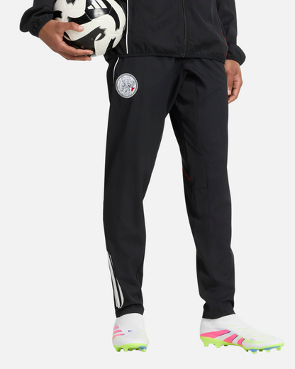Pantalon de survêtement Ajax Amsterdam 2025/2026 - Noir/Rouge