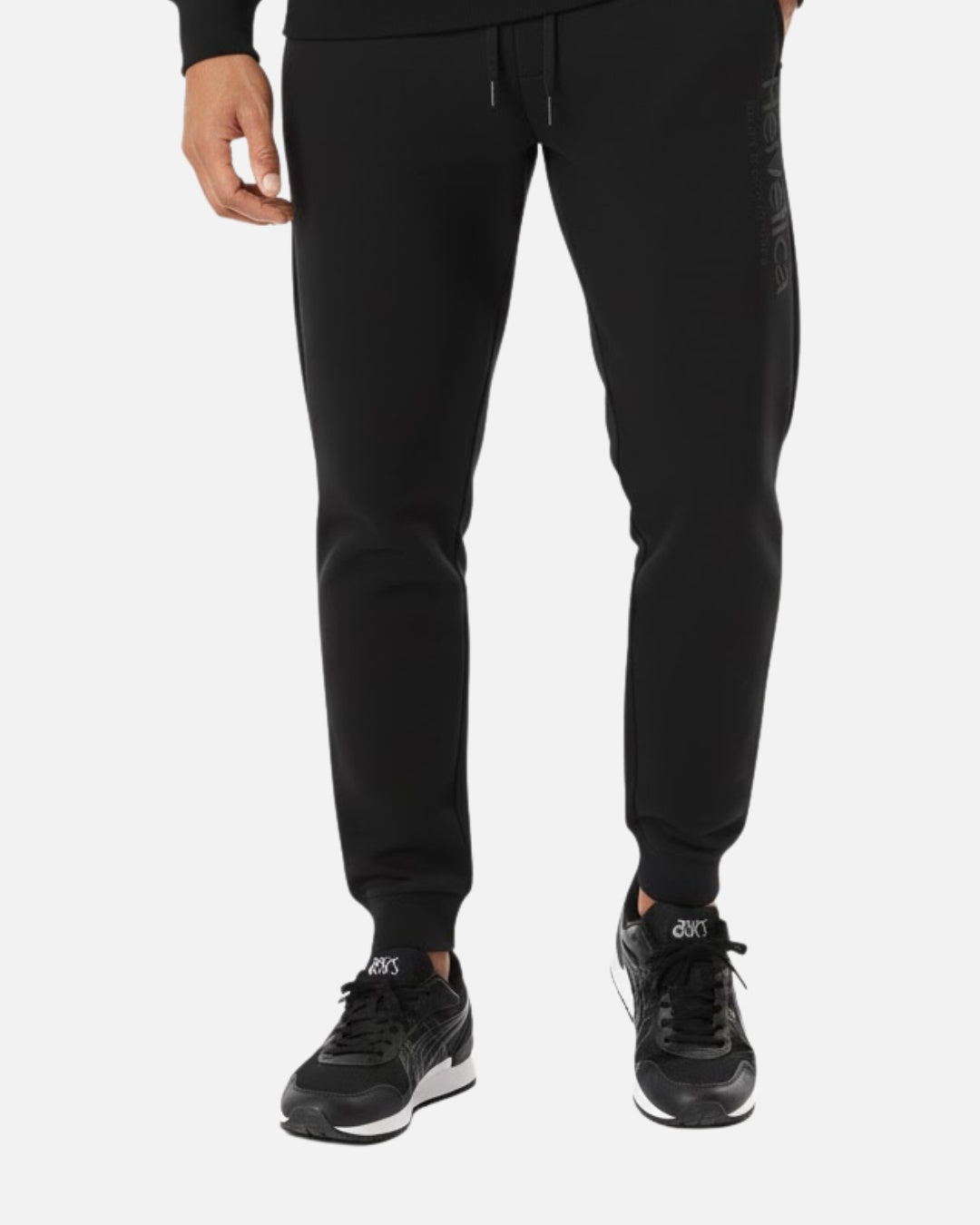 Helvetica Polar Tracksuit Bottoms - Black