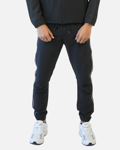 Helvetica Wells Tracksuit Bottoms - Black