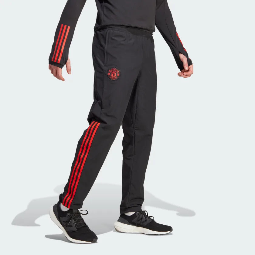 Manchester United Tracksuit Bottoms - Black/Red