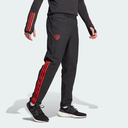 Manchester United Tracksuit Bottoms - Black/Red