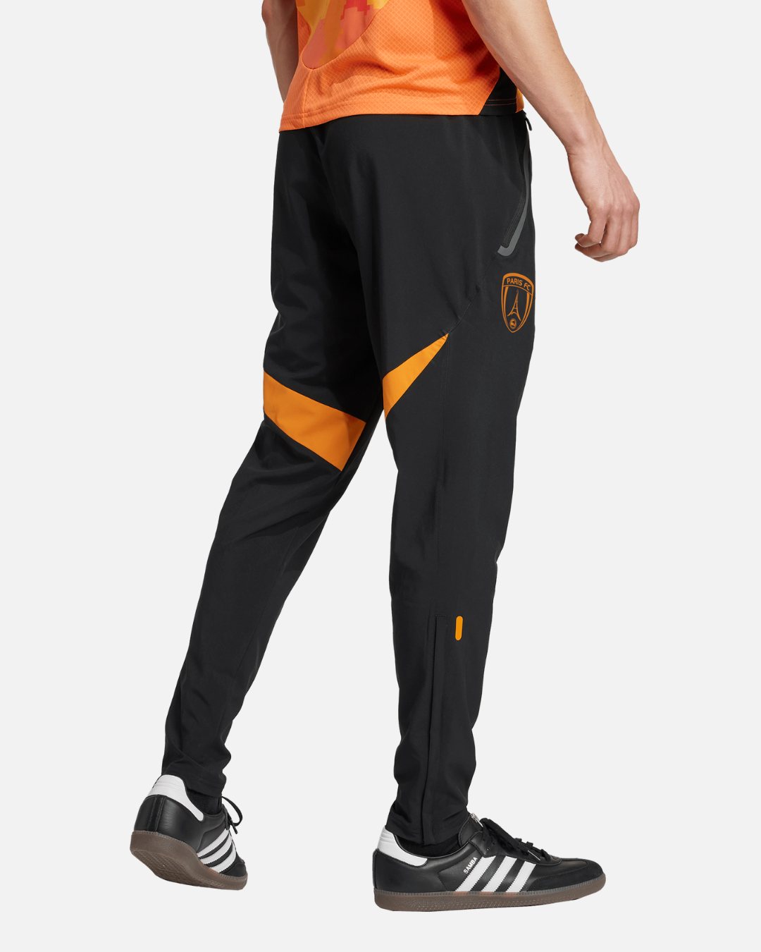 Paris FC x Jefe Tracksuit Bottoms - Black/Orange