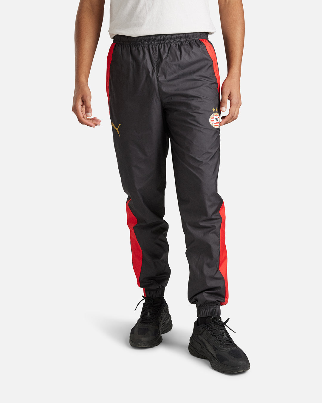 PSV Eindhoven Tracksuit Bottoms - Black/Red