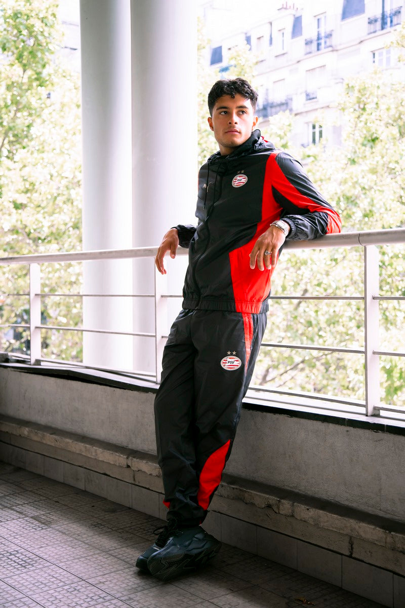 PSV Eindhoven Tracksuit Bottoms - Black/Red