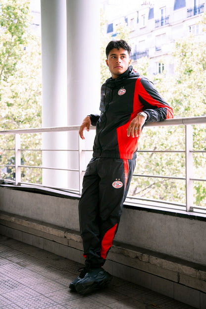 PSV Eindhoven Tracksuit Bottoms - Black/Red
