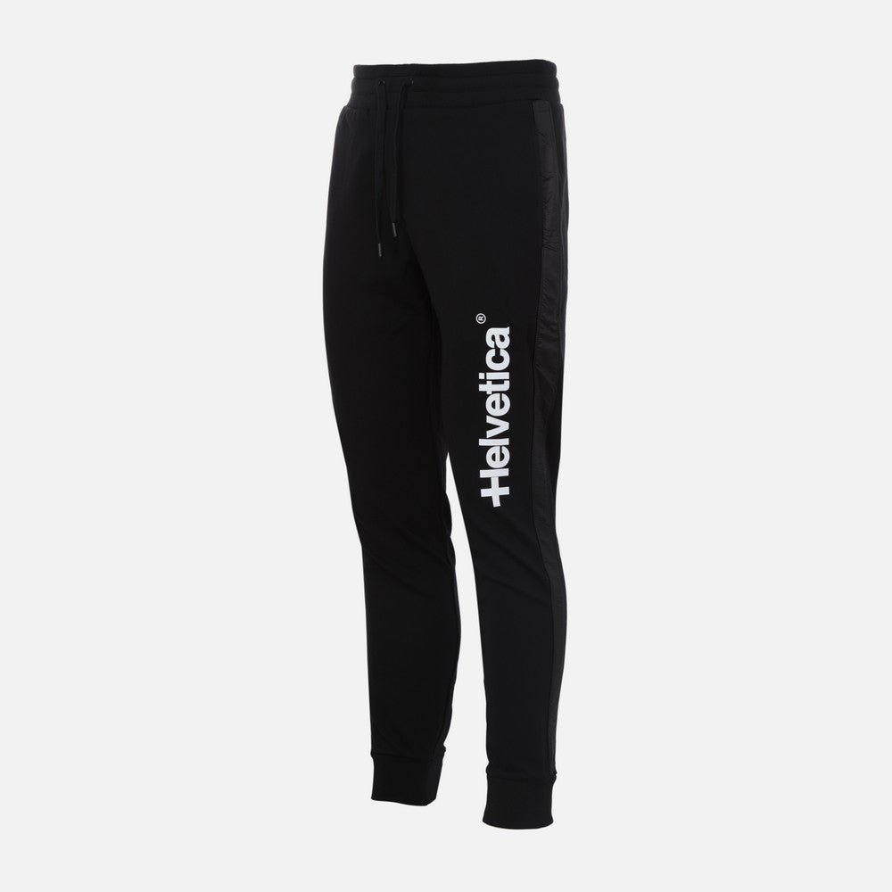 Helvetica Farel Tracksuit Bottoms - Black/White