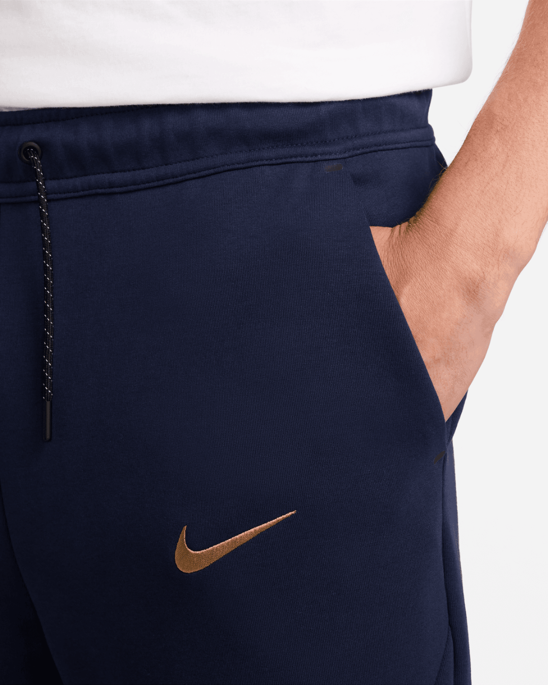 Pantalon Equipe de France Tech fleece - Bleu/Or