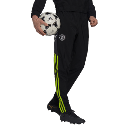 Manchester United Tracksuit Bottoms - Black/Yellow 