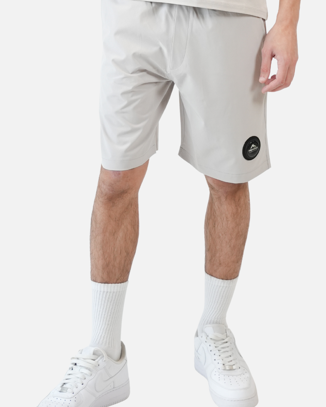 Short Helvetica Capri - Grey