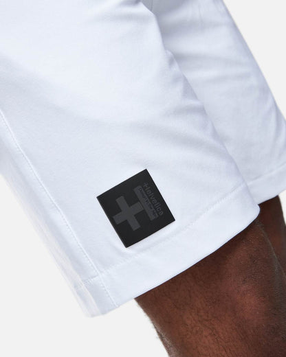Helvetica Parker Shorts - White