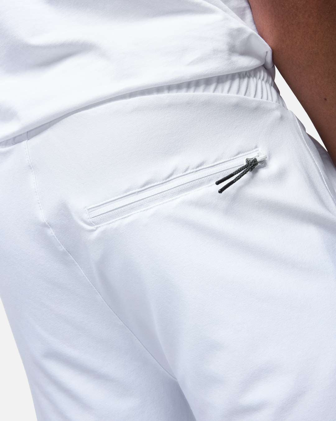 Helvetica Parker Shorts - White