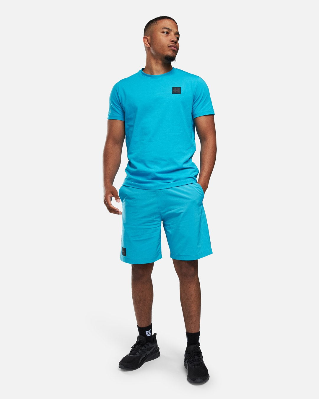 Short Helvetica Parker - Blue